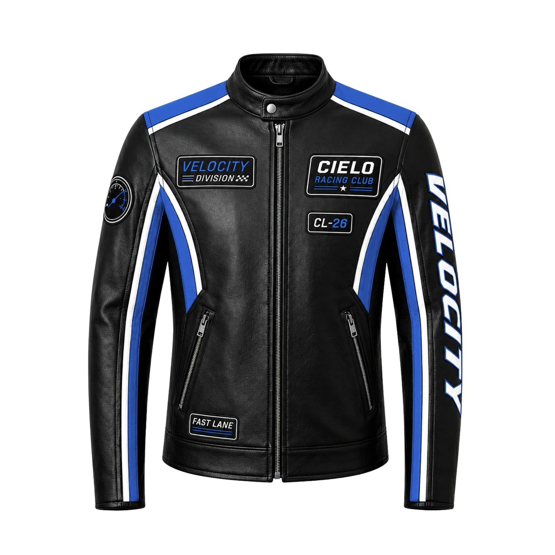 Cielo Velocity Custom Racer Cowhide Leather Jacket