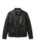 Asymmetrical Cargo Leather Jacket for Men's