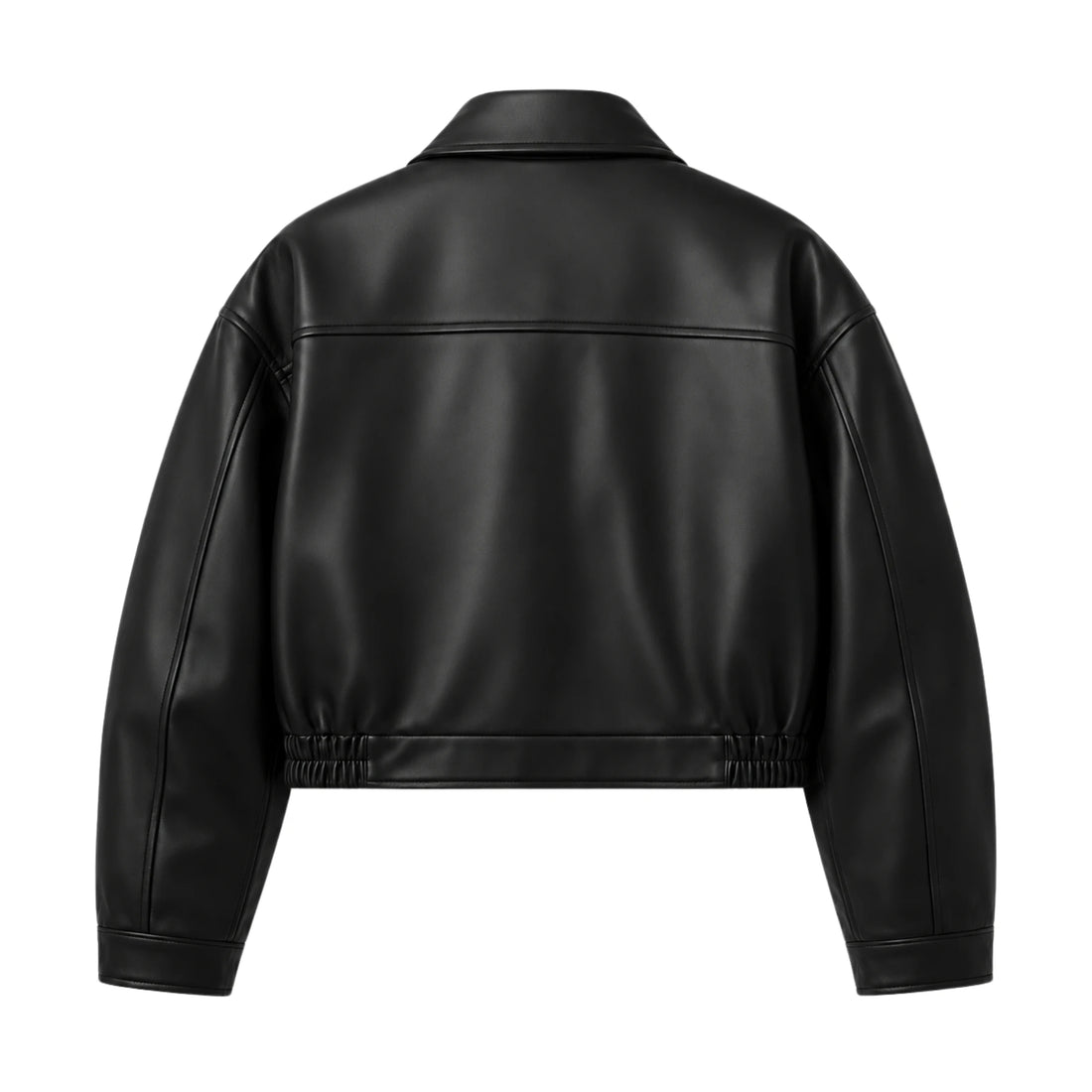 Cielo Aero Crop Sheepskin Leather Jacket