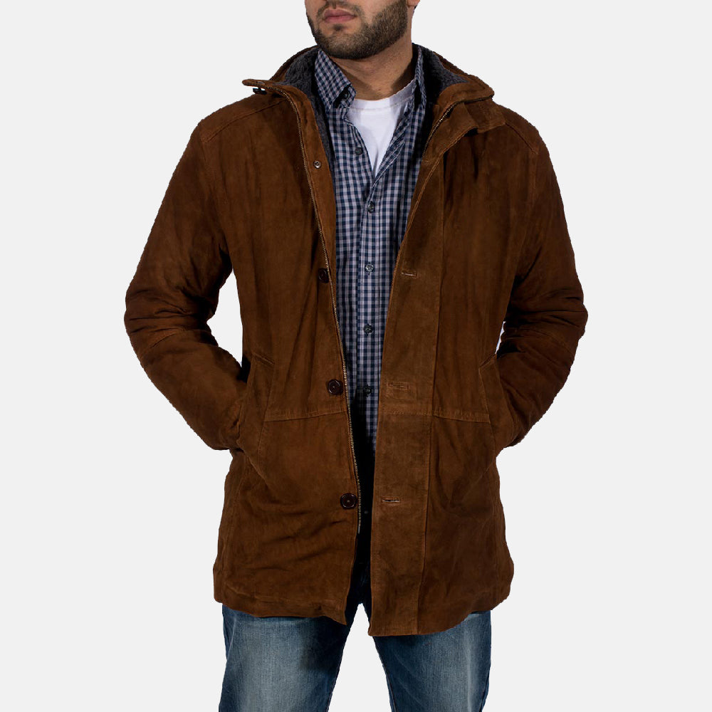 Sheriff Brown Men's Suede Jacket